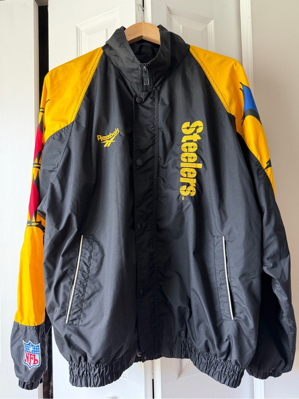 Vintage Reebok NFL Pro Line Pittsburgh Steelers Jacket Men’s L